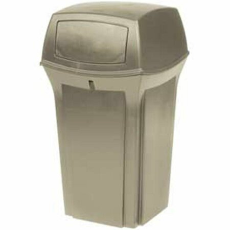 EAT-IN 8430-88 Ranger 35 gal 2 Door Outdoor Trash Can - Beige EA2968603